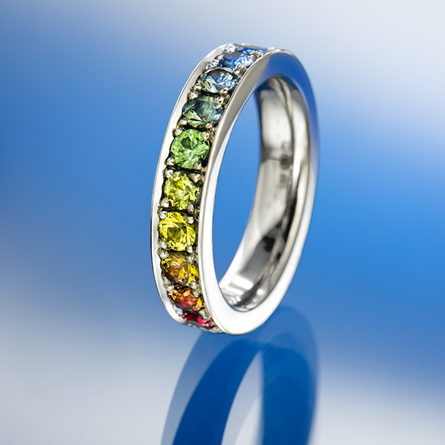 Rainbow Orbit Ring