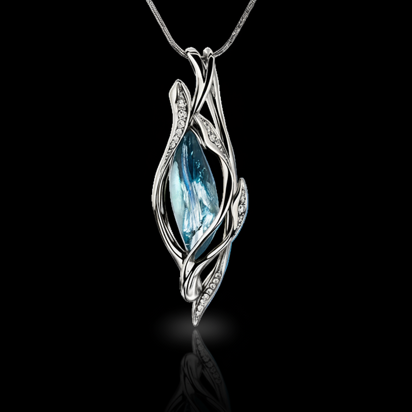Visiting fairy pendant