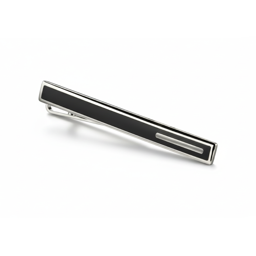 Ebony tie clip