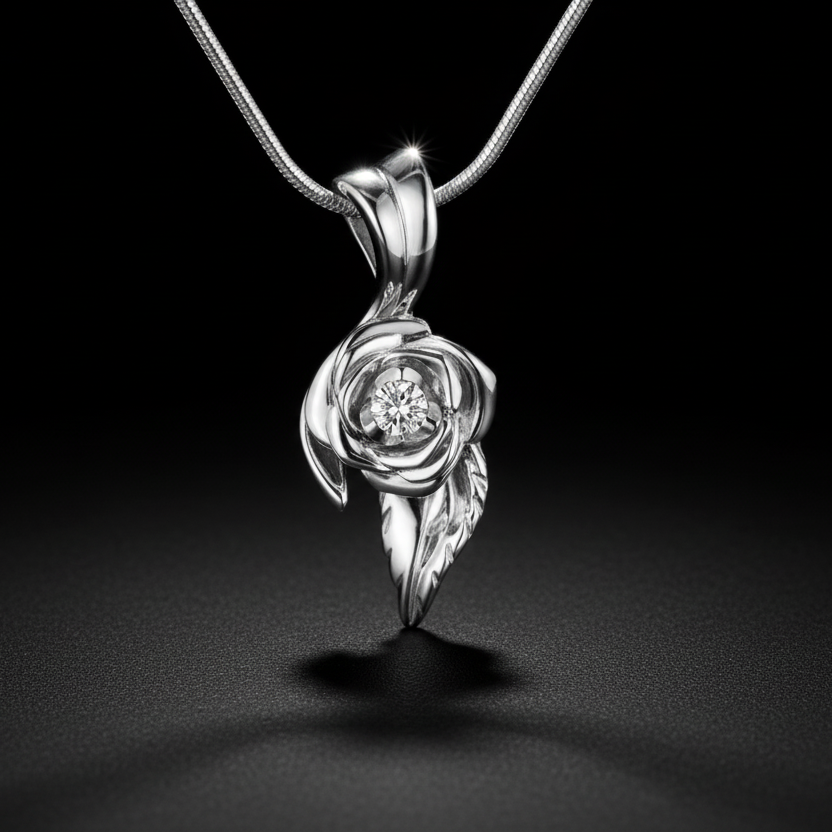 Rose W pendant
