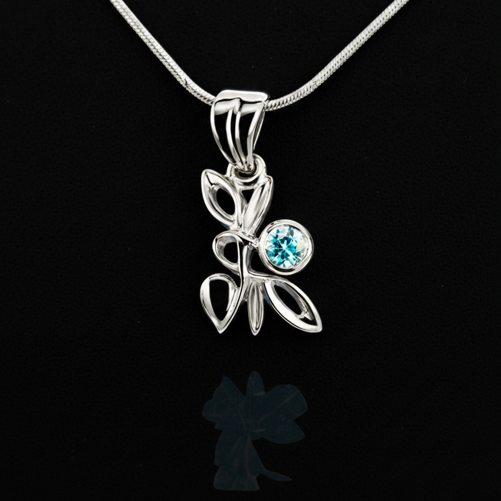 Spring Z pendant