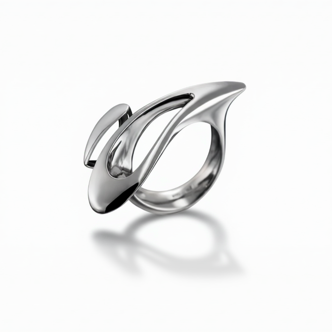 Drop clip ring