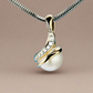 Calla lily pendant