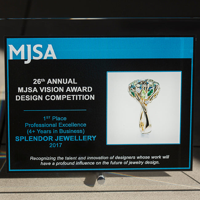 Garden cocktail ring