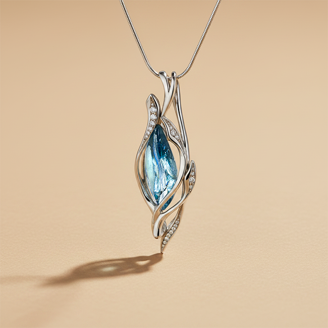 Visiting fairy pendant