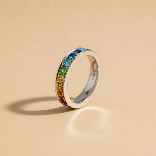 Rainbow Orbit Ring