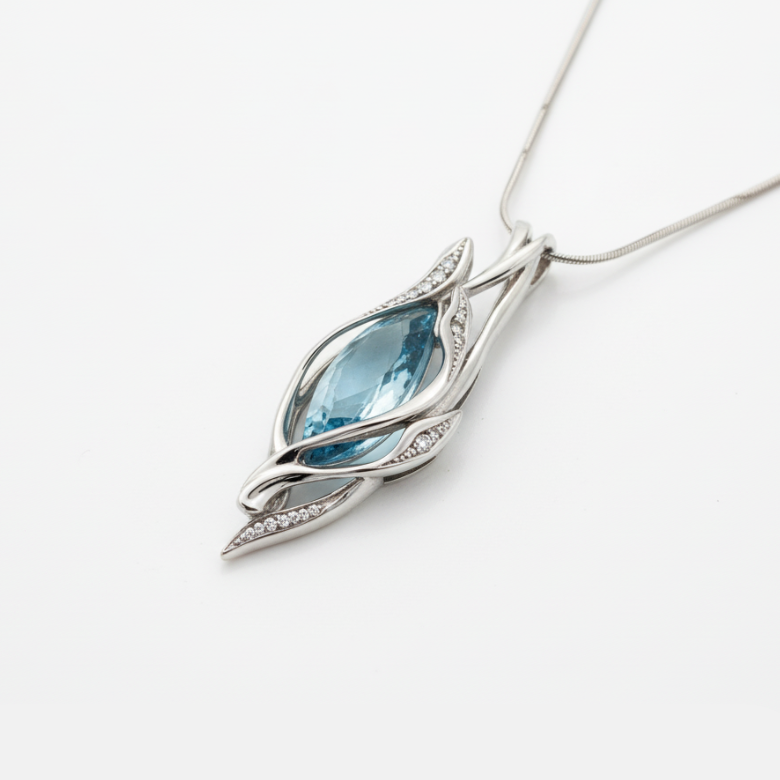 Visiting fairy pendant