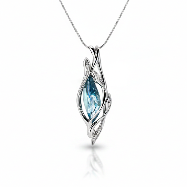 Visiting fairy pendant