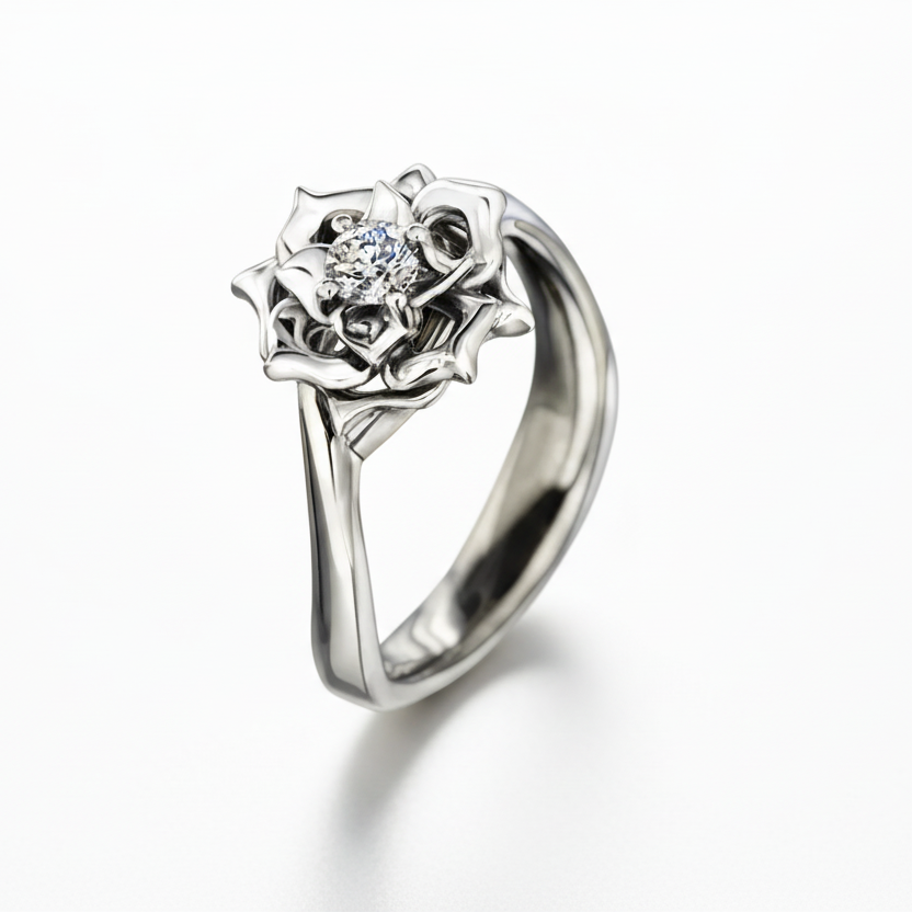 Budding Rose Ring