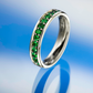 Orbit Emerald Ring