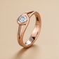 Embrace rose gyűrű - 14k, rozé arany, gyémánt