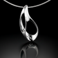 Baby Paw medál - 14k, fehér arany