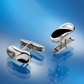 Bean cufflinks