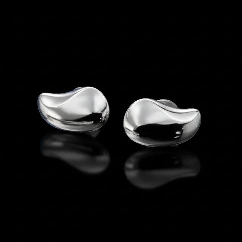 Bean cufflinks