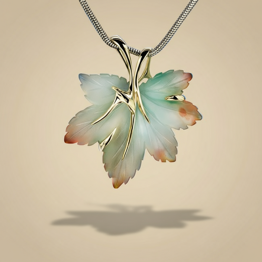 Organic mint pendant