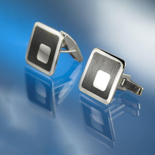 Ebony cufflinks