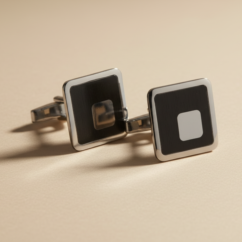 Ebony cufflinks