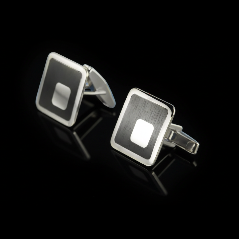 Ebony cufflinks