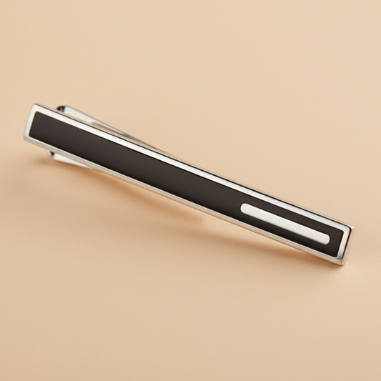 Ebony tie clip