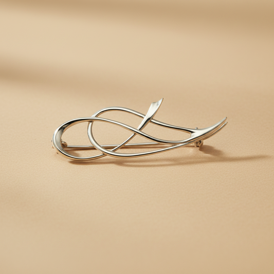 Fabric brooch