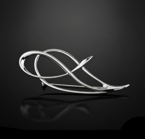 Fabric brooch