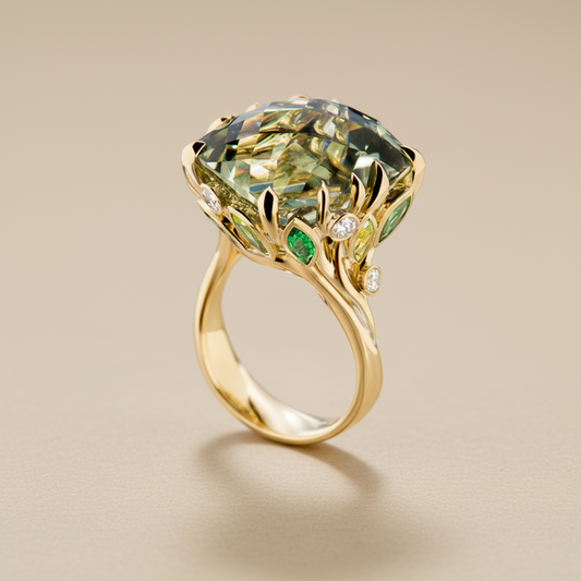 Garden cocktail ring