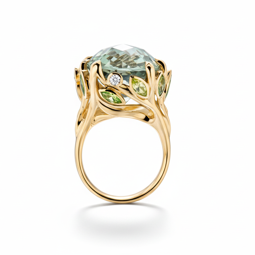 Garden cocktail ring