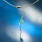 Gorgo Opal medál - 14k, fehér arany, opál