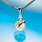 Calla lily pendant