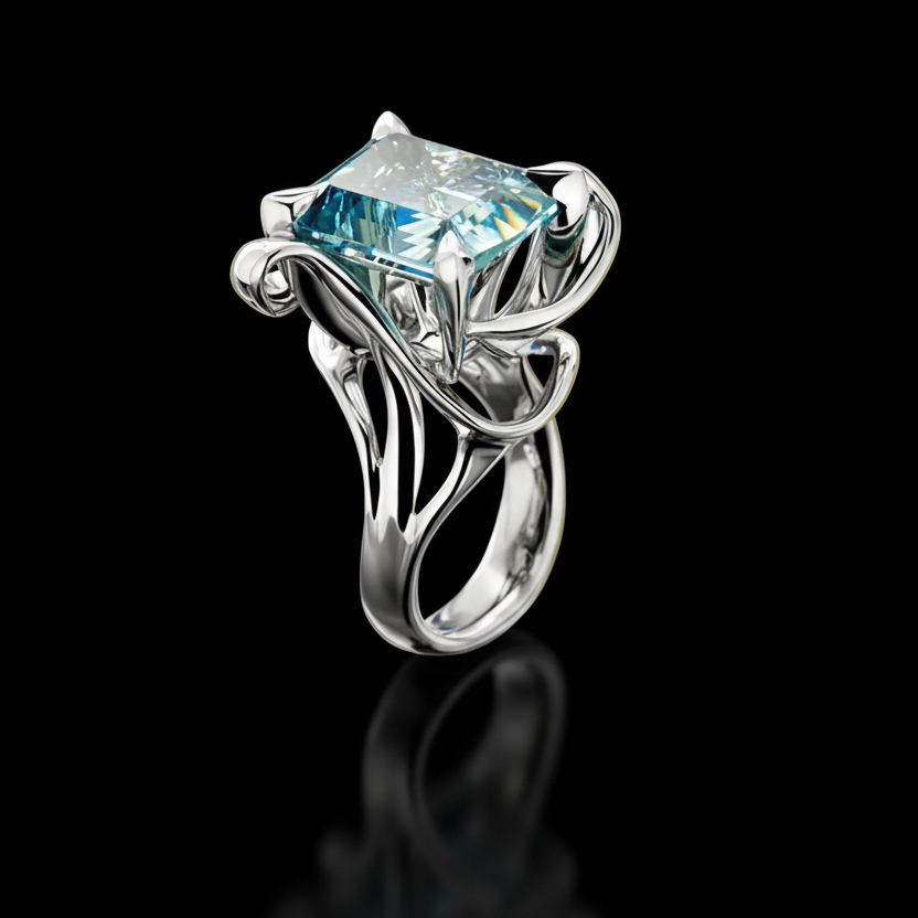 Zephyra cocktail ring