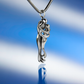 Embracing couple pendant