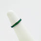 Orbit Emerald gyűrű - 14k, fehér arany, smaragd