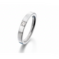 Princess solitaire ring