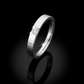 Princess solitaire ring