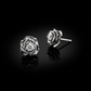 Rose earrings