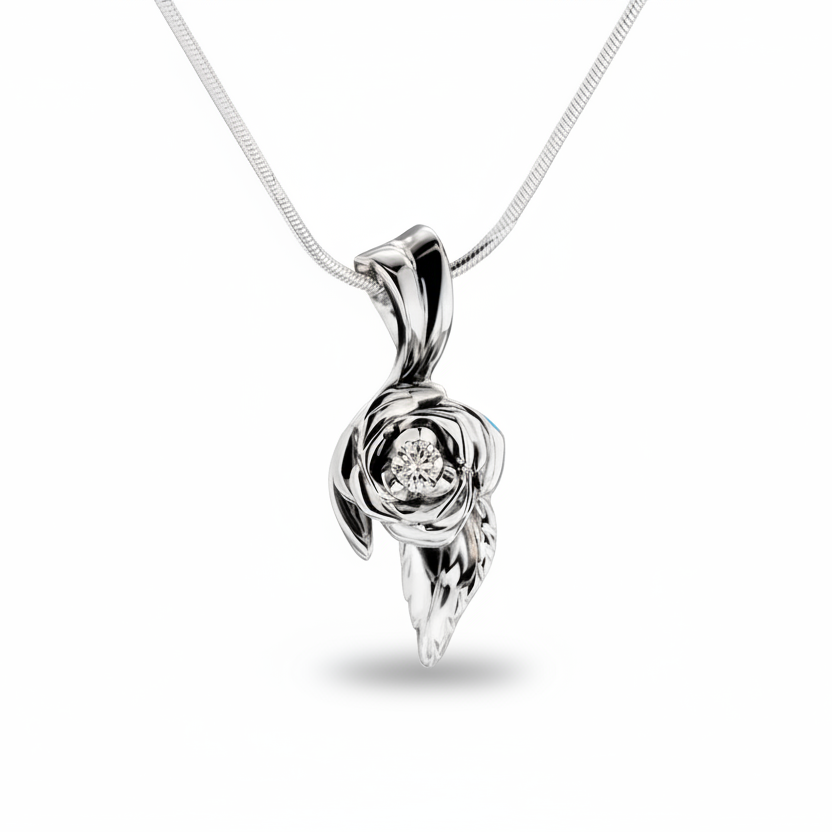 Rose W pendant