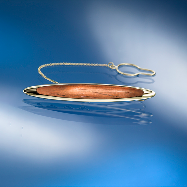 Sunrise tie clip