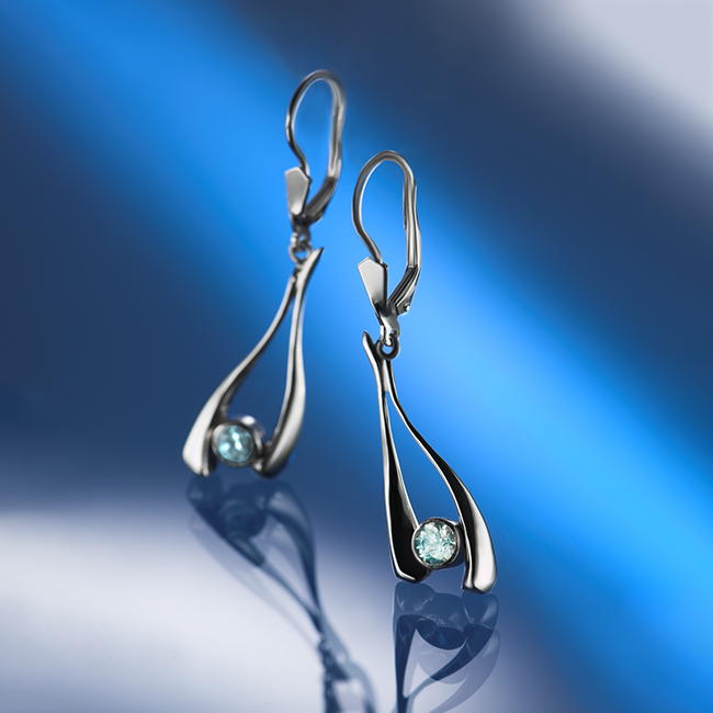 Swan earrings