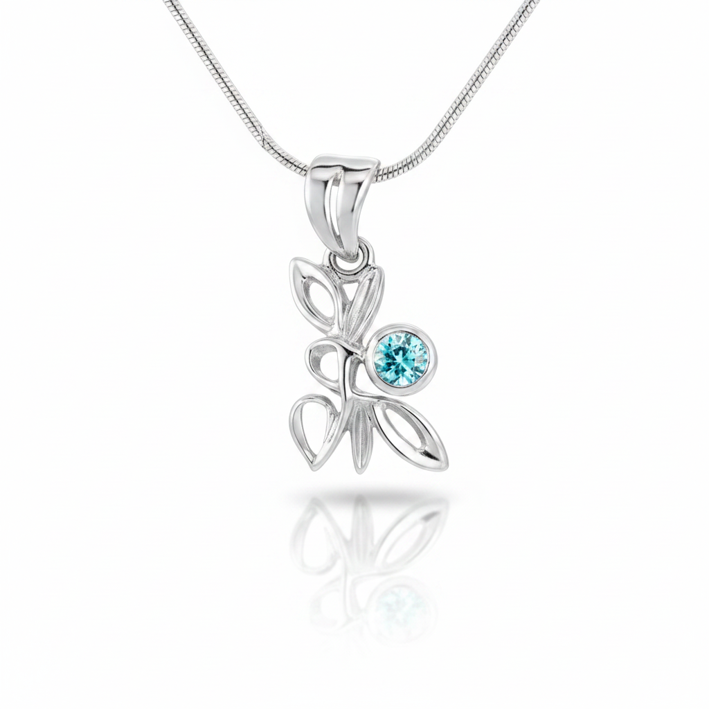 Spring Z pendant
