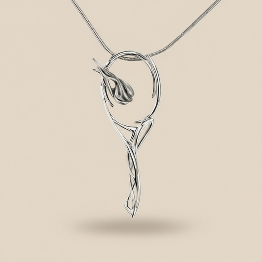 Tennis racket pendant