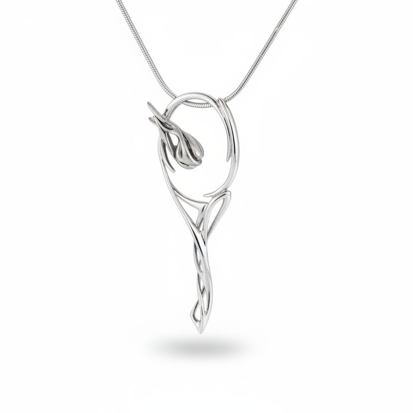Tennis racket pendant
