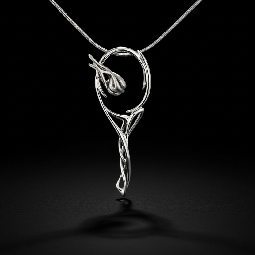 Tennis racket pendant