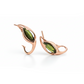 Tourmaline tulip earrings
