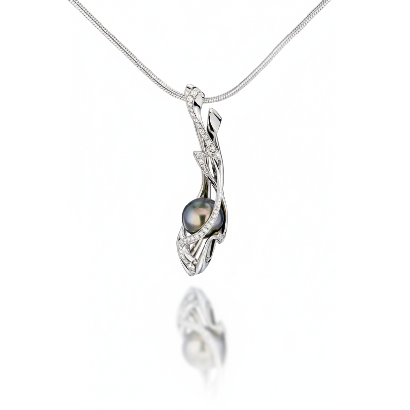 White Fire pendant
