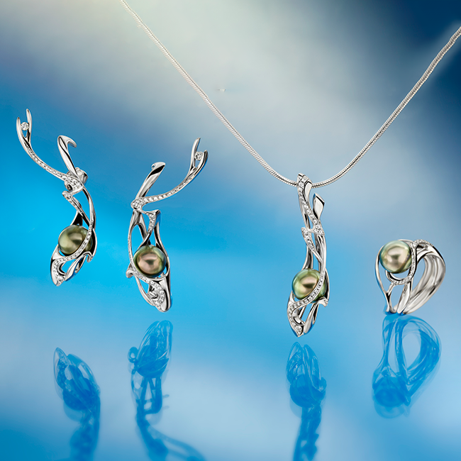White Fire pendant